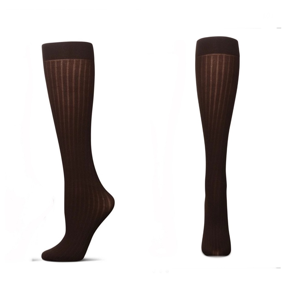 New York & Company Brown Trouser Sock Bundle